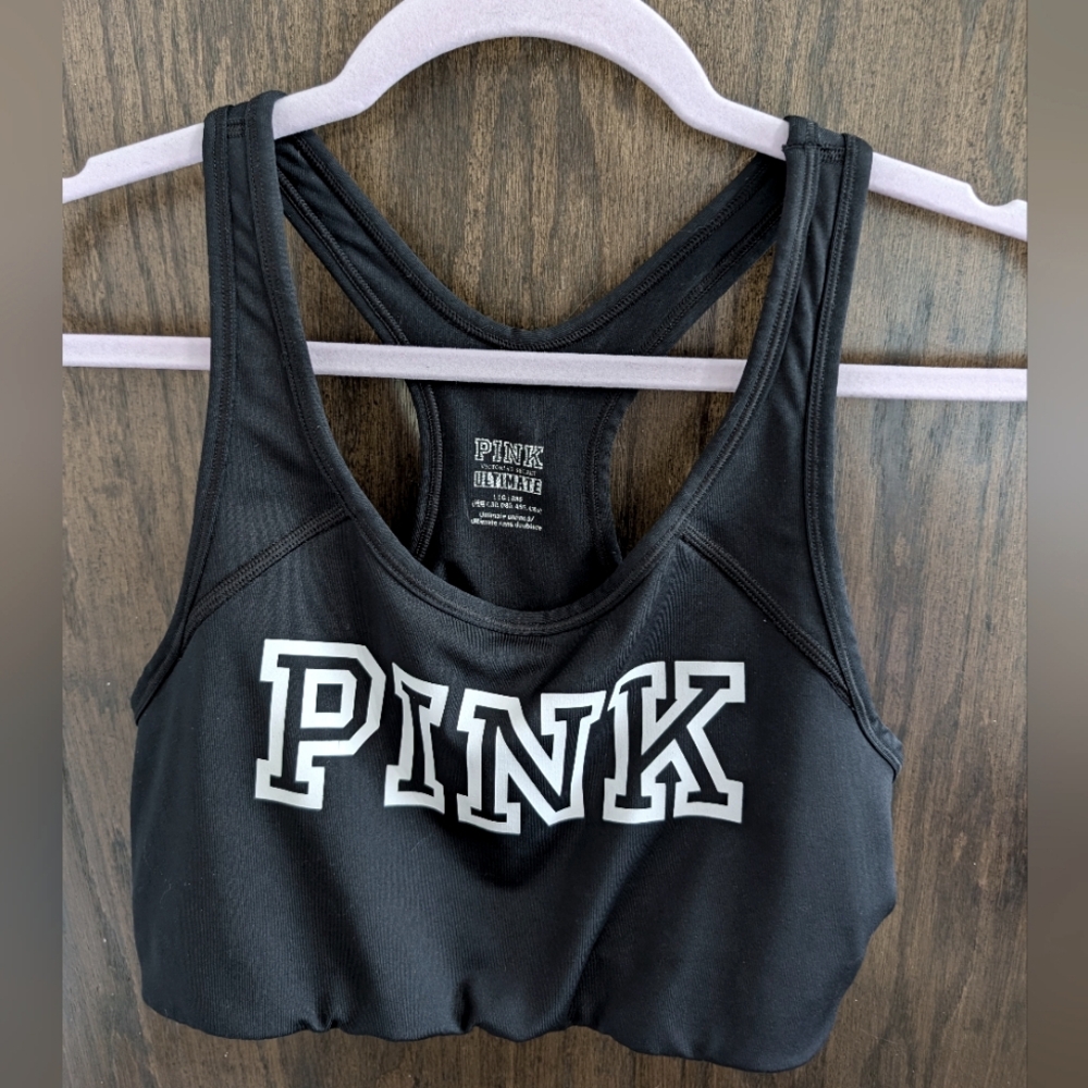 Black PINK Victoria's Secret Sports Bra